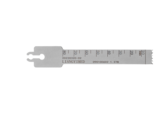 Cuchilla de sierra ortopédica con interfaz Stryker