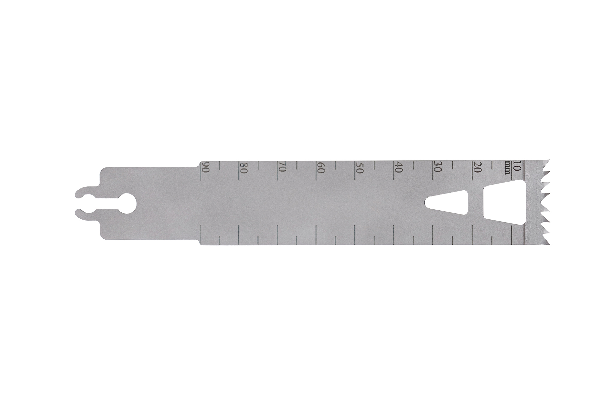 Cuchilla de sierra ortopédica con interfaz Stryker