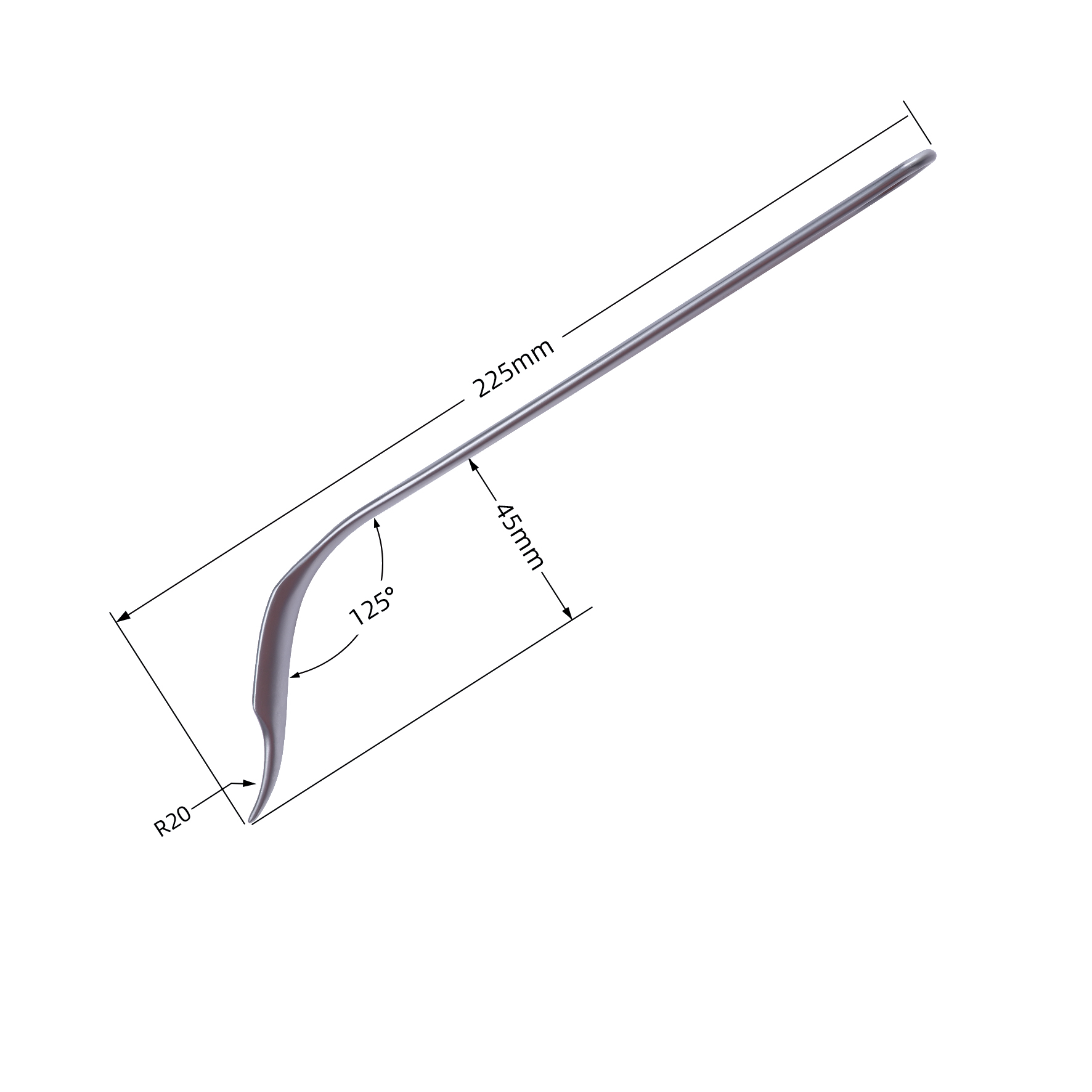 El retractor pequeño